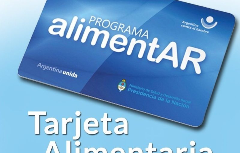 Tarjeta Alimentar en febrero con aumento del 50%