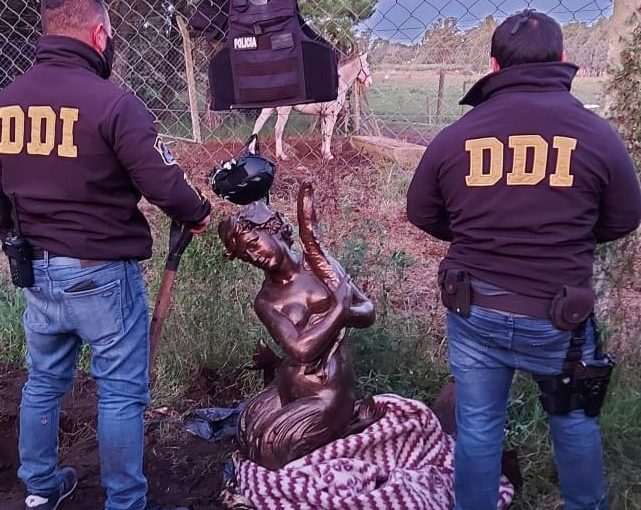 Mar del Plata: Hallan la escultura robada