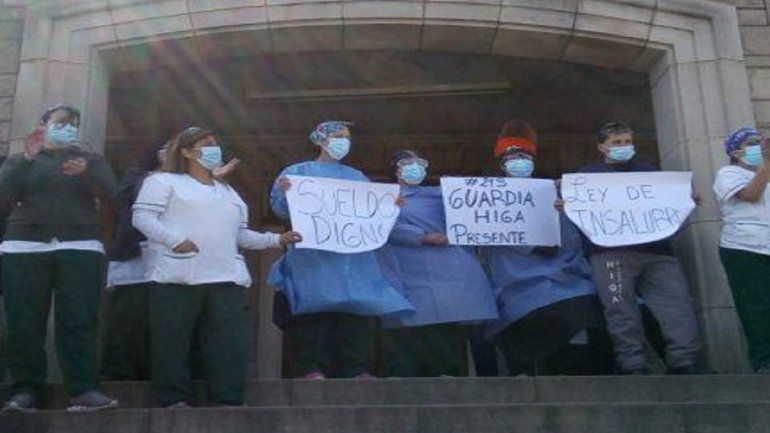 Enfermeros: olla popular en el Hospital Regional de Mar del Plata