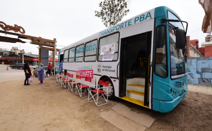VILLA GESELL: Vacunatorio en ChocoGesell