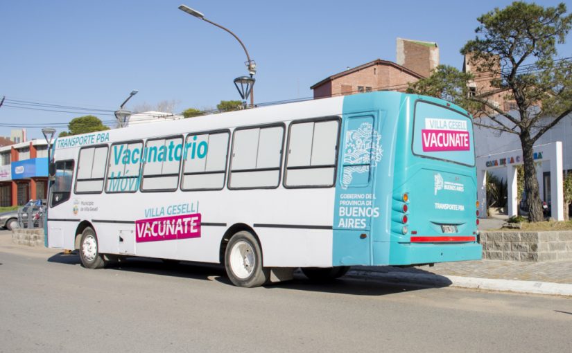 VILLA GESELL: VACUNATORIO MÓVIL: este domingo 29 de agosto estará en el Centro de Salud Oeste.